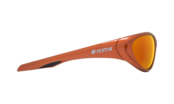 Spy - Scoop 2 65mm Metallic Orange Sunglasses / HD Plus Green Orange Spectra Mirror Lenses