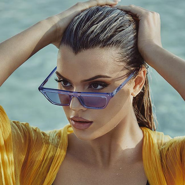 Quay Alissa Violet #QUAYXALISSA Finesse Violet Sunglasses / Violet Lenses