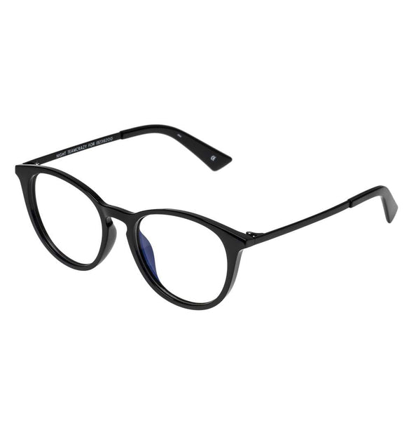 The Book Club - Night Team Crazy For +2.50 Black Eyeglasses / Clear Lenses