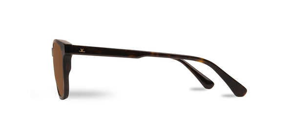 Vuarnet - District 1618 Shiny Tortoise Sunglasses / Pure Brown Lenses