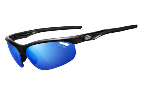 Tifosi - Veloce Gloss Black Sunglasses, Interchangeable AC Red / Clarion Blue / Clear Lenses