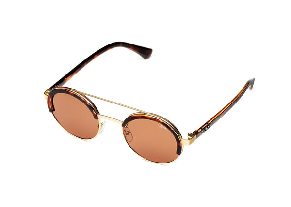 Quay Come Around Tortoise Sunglasses / Brown Lenses