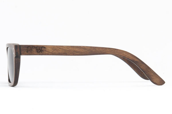 Proof - Boise Wood Stained Sunglasses / Polarized Lenses