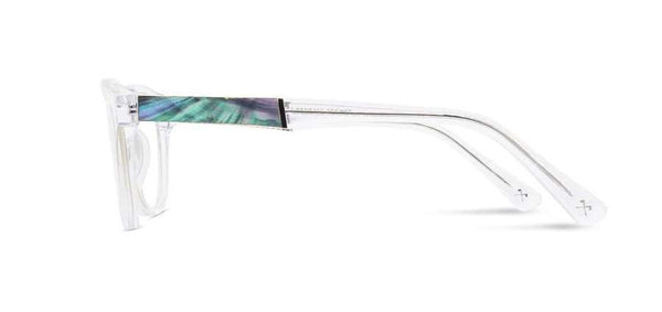 Shwood - Francis Acetate Crystal Abalone Shell Eyeglasses / Demo Lenses