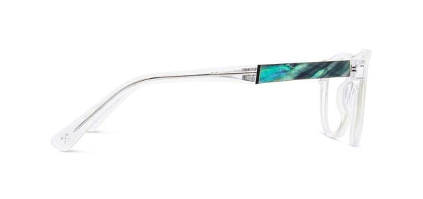 Shwood - Francis Acetate Crystal Abalone Shell Eyeglasses / Demo Lenses