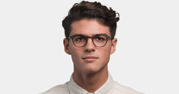 Garrett Leight - Winward 42mm Matte Whiskey Tortoise Eyeglasses / Demo Lenses