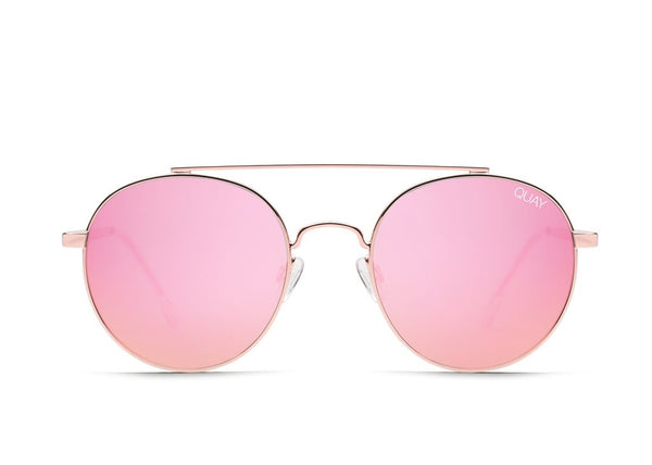Quay Outshine Rose Sunglasses / Pink Lenses