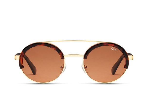 Quay Come Around Tortoise Sunglasses / Brown Lenses