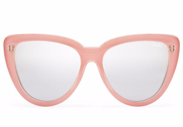 Quay Stray Cat Peach / Silver Sunglasses