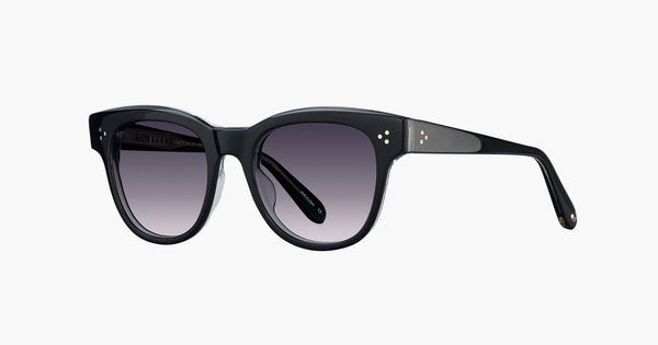 Garrett Leight - Ulla Johnson Phaedra Sunglasses / Semi Flat Purple Gradient Lenses