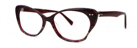 Seraphin - Halifax Burgundy Leopard Eyeglasses / Demo Lenses