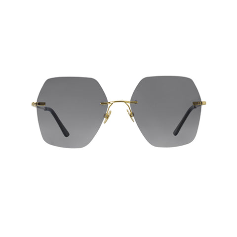 Super Strada Black Sunglasses / Gold Lenses