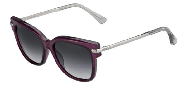 Jimmy Choo - Ara S Violet Palladium Sunglasses / Dark Gray Gradient Lenses