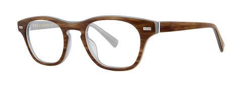 Garrett Leight  Kinney 49mm Matte Grey Crystal Eyeglasses / Demo Lenses