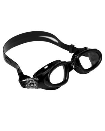 Aqua Sphere - Mako Black Silver Swim Goggles / Clear Lenses
