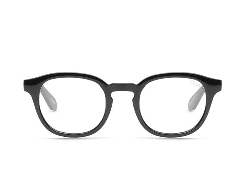 Super America Black Horn Eyeglasses / Demo Lenses