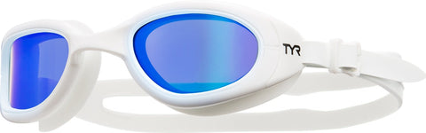 TYR - Special Ops 2.0 Polarized White Swim Goggles / Clear Lenses