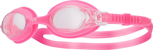 TYR - Swimples Translucent Pink Swim Goggles / Clear Lenses