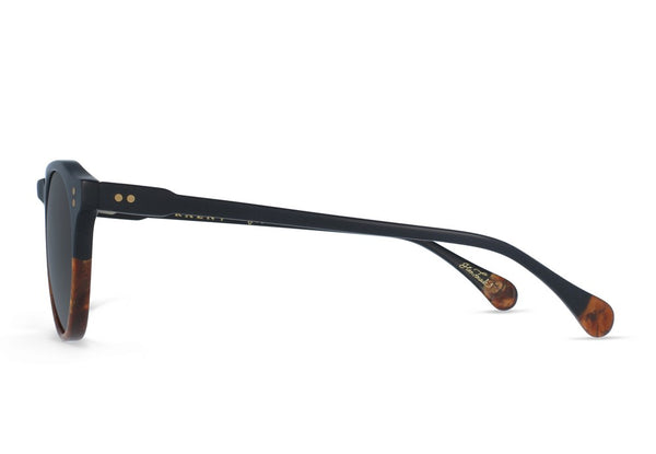 Raen - Remmy Burlwood Sunglasses / Black Polarized Lenses