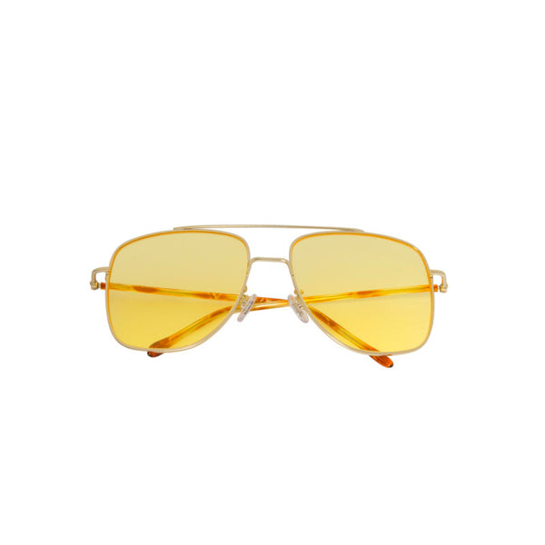 Spektre - Maranello Gold Sunglasses / Acetate + Yellow Lenses