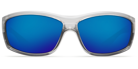 Costa - Saltbreak Silver Sunglasses / Blue Mirror Polarized Glass Lenses
