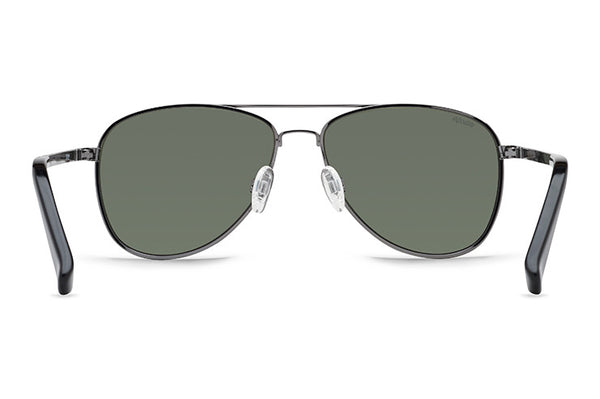 VonZipper - Statey Charcoal Gloss Sunglasses / Wild Vintage Grey Polarized Lenses