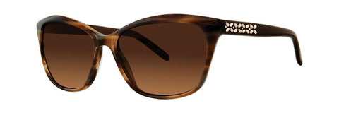 Vera Wang - Dasnee 56mm Walnut Sunglasses / Dark Brown Gradient Lenses