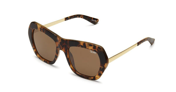 Quay - Common Love Tortoise Sunglasses / Brown Lenses