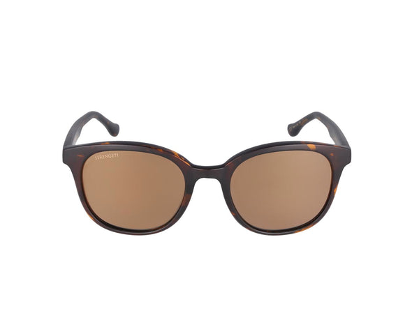 Serengeti - Mara Matte Tortoise Sunglasses / Mineral Polarized Drivers Gold Lenses