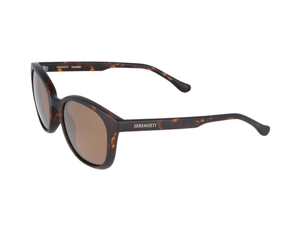 Serengeti - Mara Matte Tortoise Sunglasses / Mineral Polarized Drivers Gold Lenses