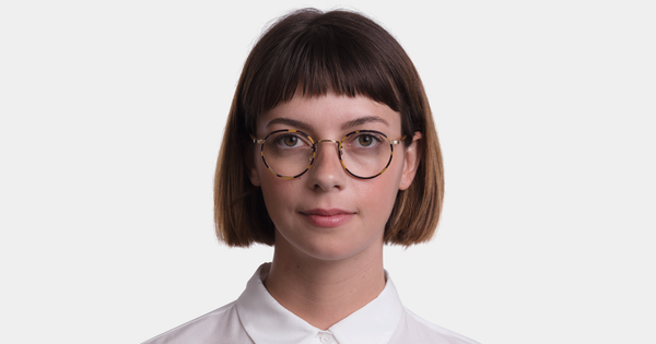 Garrett Leight - Wilson 46mm Bourbon Tortoise Matte Spotted Tortoise Eyeglasses / Demo Lenses