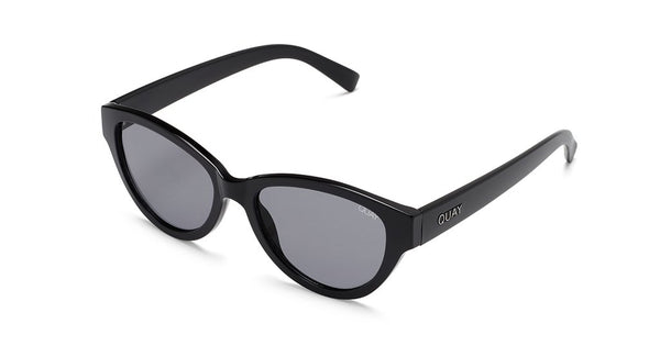 Quay - Rizzo Black Sunglasses / Smoke Lenses