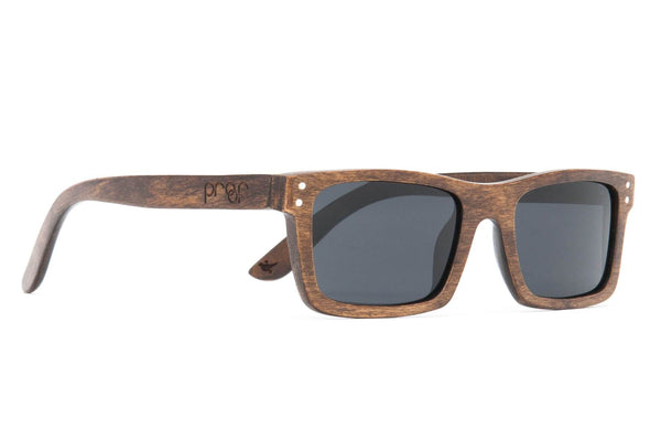 Proof - Boise Wood Stained Sunglasses / Polarized Lenses