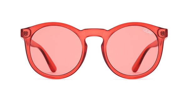 Quay - Kosha Comeback Red Sunglasses / Red Lenses