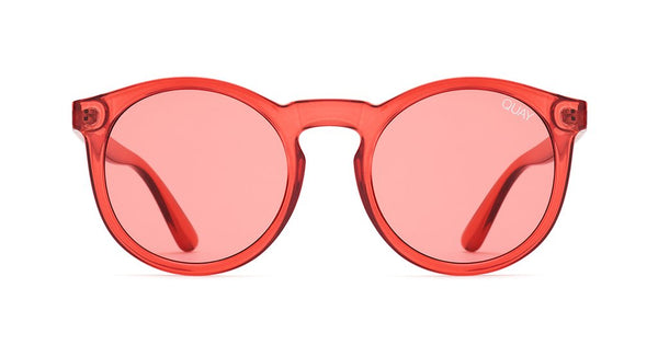 Quay - Kosha Comeback Red Sunglasses / Red Lenses